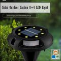 Solar Powered Ground Light Outdoor Lamp Water-resistant 4 LED 40LM Garden Landscape Spike Lighting for Yard Driveway Lawn Pathway White/Warm White. 