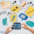 DIY Electronic Starter Kit for UNO R3 Arduino Circuit Board Electronics 12-in-1 Programmable Engineering Coding Education Steam Kit. 