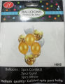 Birthday Party Decoration Complete Package, Balloons, Poppers, Spray, Confetti, Sparkling Candles, Happy Birthday Letter Candles, Strip, Balloons, Pump - All in One - 8 Items & 50 plus Pieces. 