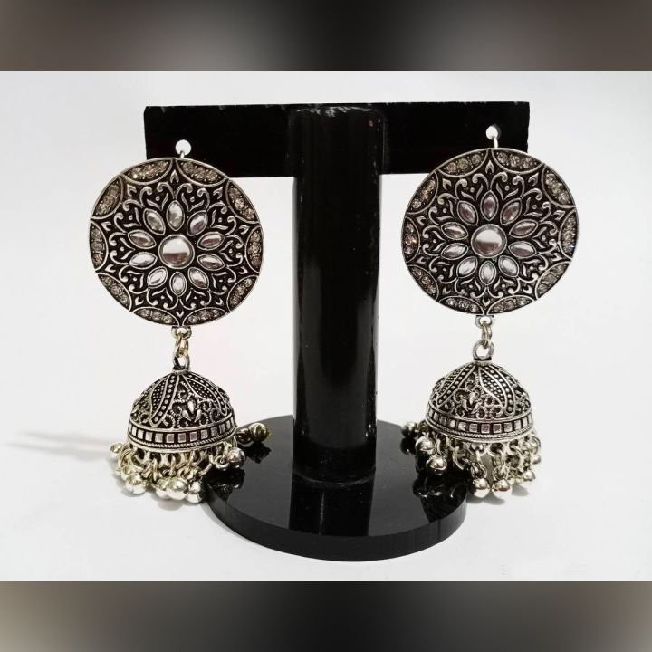 Antique Jhumka Earrings - Traditional Pakistani Jewelry for Women