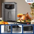 Kalite Steam 7 Air Fryer Oven Digital Display With Touchscreen 7 Leter Large Airfryer Cooker 18 Touch Cooking Presets 200 Recipes Xl Air Fryer Basket 1700w Power Multifunction Stainless Steel. 