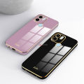 PlusCase for Xiaomi Redmi A2+ Plus 6D Plating Soft Case Lens Protector Square Frame Silicone Glossy Shockproof Phone Back Cover. 