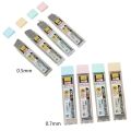 100Pcs/Box 0.5/0.7mm Mechanical Pencil Replace Lead Pencil Refill Erasable Smooth Writing Drawing Stationery Graphite Lead 2B. 