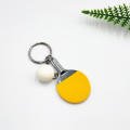 Lightweight Table Tennis Keychain Realistic Design Portable Miniature Size Ping Pong Key Ring Key Ring Mini Racket Pendant for. 