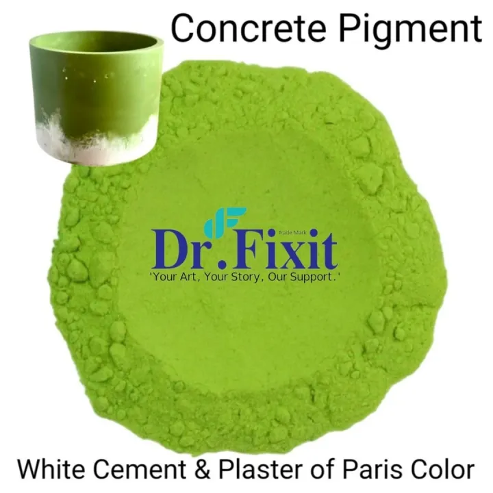 White Cement and Plaster of Paris Color - Concrete Pigment for Pots ...