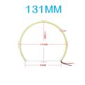 Universal Square LED Angel Eyes Auto Halo Rings Lights Super Bright Headlight Angel Eye Retrofit 2 Pc (131mm). 