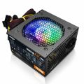Aigo ak700 max 700W PC Gaming Power Supply unit Quiet 120mm RGB Fan 24pin 12V ATX BTC PSU Desktop computer Power Supply for gaming pc. 