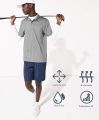 Men's Polo Shirt Dri-Fit Golf Sports Cotton Short Sleeve Jersey Unisex Casual Wear Plain T-Shirt. 