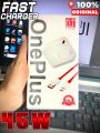 One Plus orignal 45W Turbo Charger Fast Charge Adapter with type-c cable Combetible with all 33w,45w, mobile oppo/vivo/realme/oneplus | Quick Charger 45W | Fast Charger 45W |Turbo Charger |. 