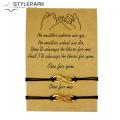 Alloy Infinity Bracelet Handmade Infinity Couple Bracelet Set Perfect Birthday Anniversary Gift less Than. 