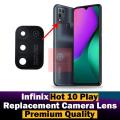 Infinix Hot 10 Play Replacement Back Camera Lens Glass For Infinix Hot 10 Play. 
