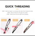 12Pcs Blind Needle Elderly Needle-side Hole Hand Household Sewing Stainless Steel Sewing Needless Threading Diy Jewelry. 