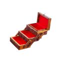 Wooden Hand Carved Jewellery Box For Girls Floral Design Sheesham Wooden Tralli Jewellery Box For Women. 