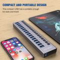 CASIS 16 Ports 90W USB 3.0 Data Hub - with Individual On/Off Switches and 12V/7.5A Power Adapter USB Hub 3.0. 