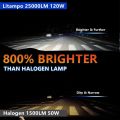 H7 LED Headlight Bulbs,120W 12000LM Super Bright Waterproof Cool White LED Bulbs, Pack of 2. 