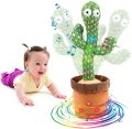 Dancing Cactus Toy with Recording - Rechargeable Cactus Singing cactus toy talking. 