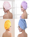 Hair Dryer Cap Towel - 100% Cotton Hair Cap Shower Cap Quick Dry Wrap Towel - Bath Cap Towel - Shower Hair Turban - Hair Turbie - Water Absorbent Hair Dryer Cap Towel - Quick Dryer Towel for Long Short Curly and Straight Hair. 