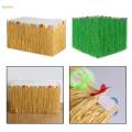 Artifical Grass Table Skirt Hawaiian Table Skirt Decor Lightweight Tropical Luau Party Decoration for Photo Props Camping Summer Theme Party. 