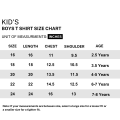 4Yrs - 8Yrs Black T-Shirt For Boys BTS51. 