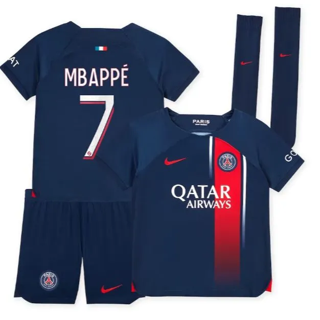 Kylian%20Mbapp%C3%A9%20PSG%20T-shirt%20and%20Shorts%20Football%20Kit%20new%20design%202023/2024%20Adults%20and%20Kids%20Sizes%20Available%20-%20Image%2010