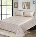 Jacquard Bedsheet Set - Bed Sheets with Pillowcase - DOUBLE/QUEEN BED (96 x 94 Inches). 
