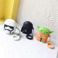 Star Wars Suitable for AirPods 1/2 AirPods Pro Earphone Sleeve Silicone Bluetooth Headset Protective Case. 