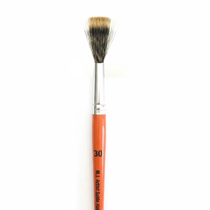 Sable Handle Color Premium Quality Professional M.I Artist sable hair made pak Paint Brush ...