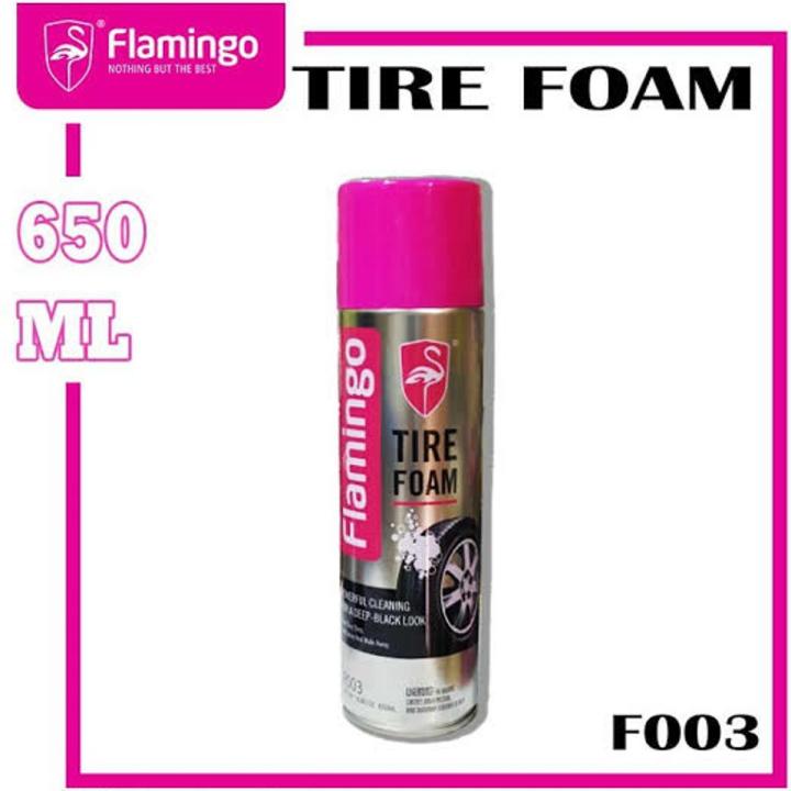 Flamingo Tire Foam Polish And Cleaner 650 ML