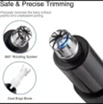 Ear & Nose Hair Trimmer Painless & Rechargeable