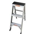 Y-MAN Folding Step Ladder 3ft Aluminum Lightweight Strong And Stable Type 1AA 300lbs Load Bearing 4-Tier. 
