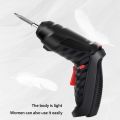 Exort Power Tools Screwdriver Set Bit Set 3.6V Cordless Electric Screwdriver Home Tools With Built-in Lithium Battery. 