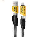 Ethereon Mobile Phone Charger Cable 65w Pd Fast Charging 4-in-1 Cable for Cellphone Tablet 25/100/150/200cm Lengths Usb Type-c 8pin Portable Braided Data Cord 4-in-1 Charging Cable. 