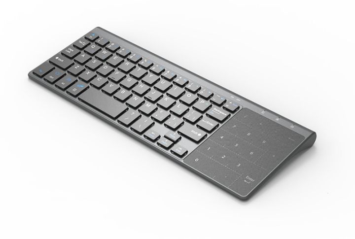 2.4GHz Wireless Keyboard with Number Touchpad Mouse 2 In 1 Thin Numeric Keypad for Android Windows Desktop Laptop PC TV Box