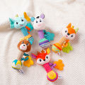 aby attles Fox ebra unny Animal Shaped Infant and attle With eether Crib aby o 0 to 12 onths. 