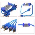 4-Channel Rca Audio Noise Filter Suppressor Ground Loop Isolator Car Stereo 50W. 