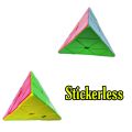 QI MING S2 Fast and Smooth Magnetic Feel Movement Pyramid Triangle Rubik Cube | QY Stickerless Pyraminx Puzzle Toy | PARTNERS COLLECTIONS. 