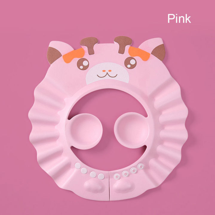 %E3%80%90Big-Sales%E3%80%91%20Cute%20Cartoon%20Baby%20Shower%20Cap%20Bathing%20Protection%20Adjustable%20Hair%20Washing%20Hat%20Head%20Cap%20For%20Toddlers%20Kids%20Baby%200-6%20Years%20-%20Image%204