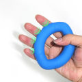 Combo Round Rubber Hand Grip Strengthener, Custom Finger exerciser, Grip Strength Trainer Silicone Expander Rings Fing.. 