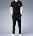 TRACKSUIT- Black Ertagul Logo Printed Tracksuit Soft and Comfy Printed Tracksuit For Men & Boys. 
