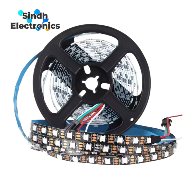 5V WS2812B Addressable Pixel RGB Led Strip Light IP65 Waterproof