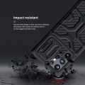 Nillkin Camera Sliding Cover Protective Case for Samsung Galaxy S22 Ultra Phone Case Fashion Outdoor Anti-fall Airbag Shockproof 3D Stereo Back Cover. 