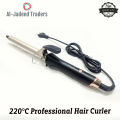 Hair Curler and Curling Wand Professional Series - Hair Curling Iron with Temperature Control. 