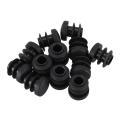 Silla Patas 14mm Dia Tapa De Plastico Redondo Tubo Insercion 36 Pc. 