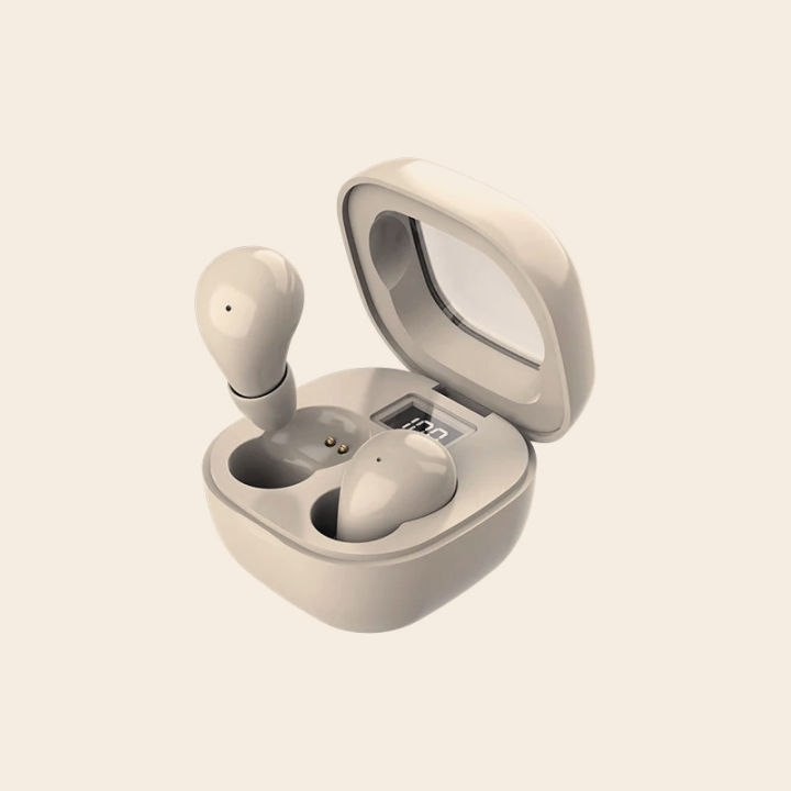 SK19 Mini Invisible Earphones TWS Earbuds Bluetooth 5.3 Wireless Headphone HIFI Stereo Sound Noise Reduction Built-in Microphone