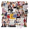 10/50pcs/pack Girl TV Show Graffiti Stickers for Furniture Wall Desk DIY Chair Toy Car Trunk Computer Decal TV Motorcycle. 