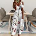 Party Dress Loose Cut-out Long Dress. 