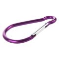 Large D Shaped Aluminum Carabiner Bi-colored Clip Hook. 