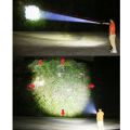 Mini LED Flashlight 4 Lighting Mode 5V USB Rechargeable Waterproof Torch Telescopic Zoom Portable Torch for Night Camping Hiking. 