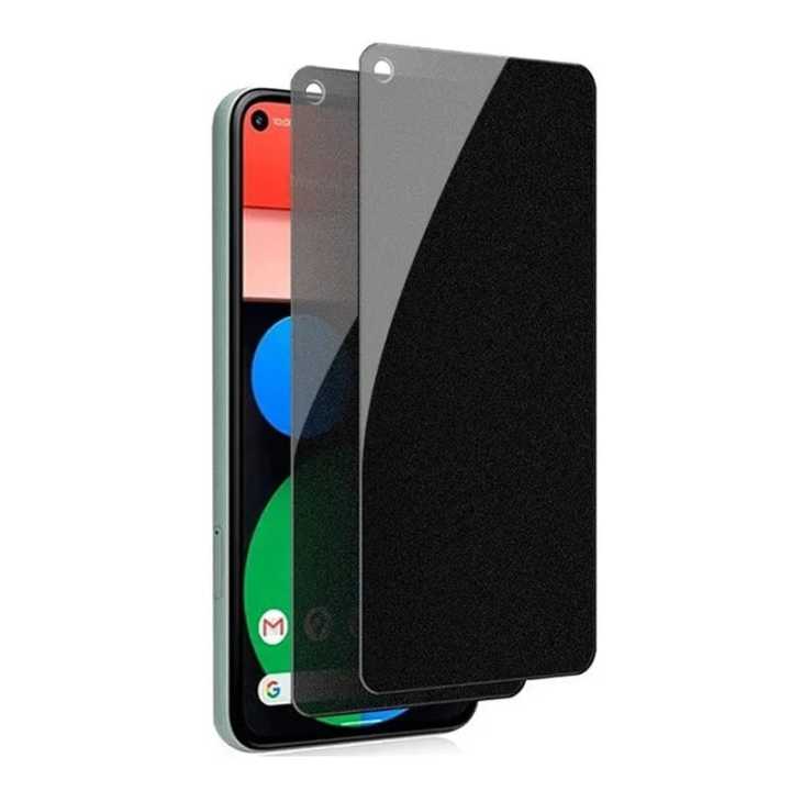 Google Pixel 5 (6.0 inch) - Privacy Screen Protector, Tempered Glass Full Cover Anti-Spy 3D Edge Curved Glass