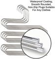 Stainless Steel Trousers Hanger Multi Purpose Pants Hangers Rack Stainless Steel Magic for Hanging Trousers Jeans Scarf Tie Clothes Space Saving Storage Rack 5 Layers. 